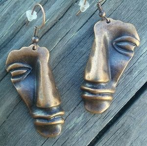 Face earrings